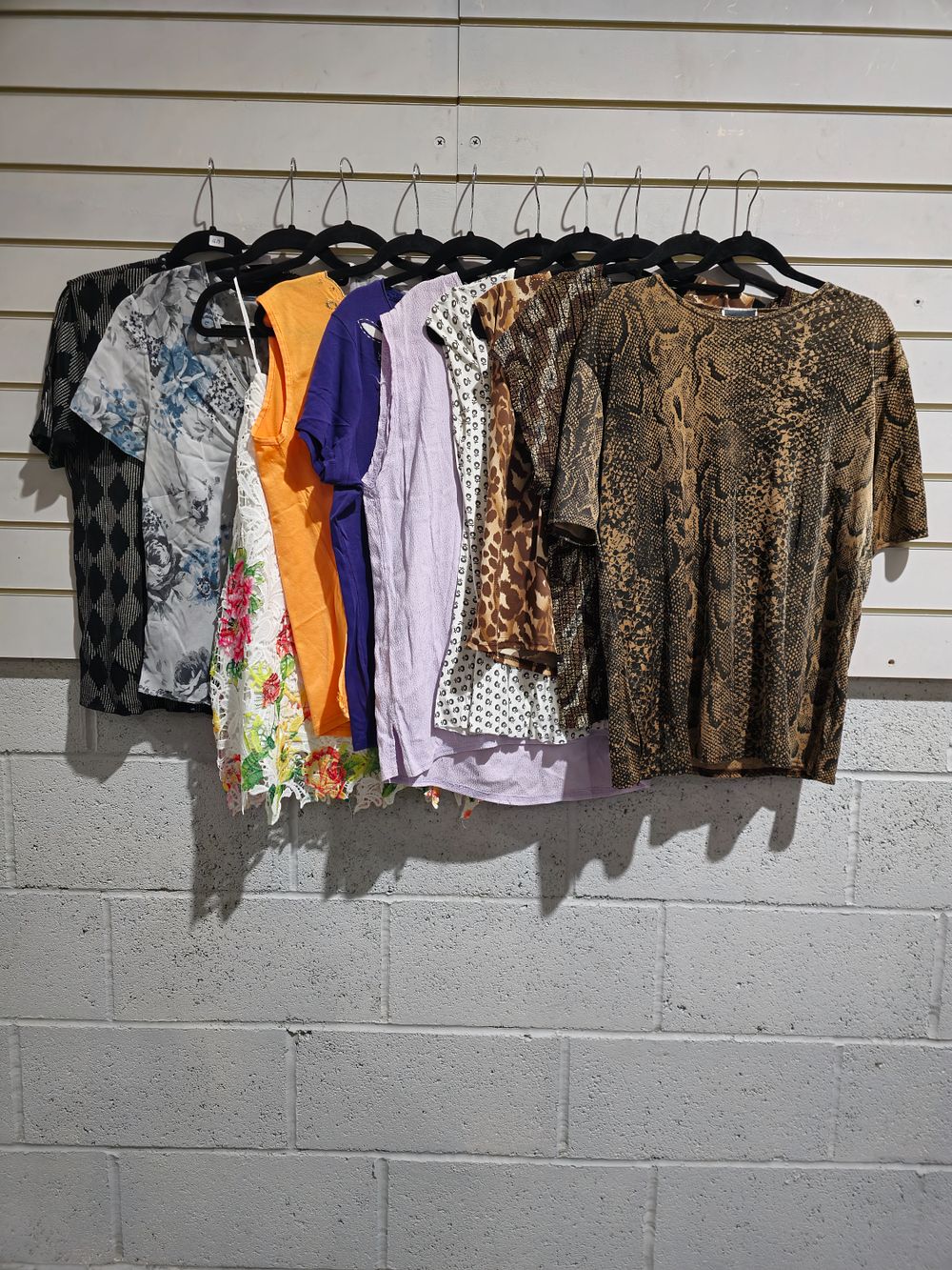 Lot 256: 10 ladies size 16-18 tops
