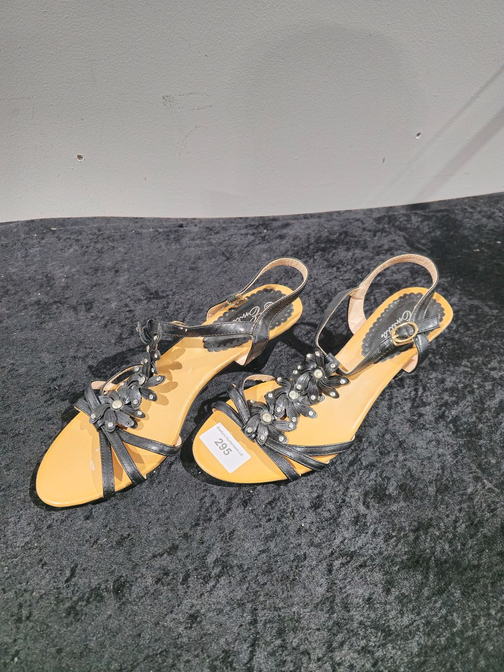 Lot 295: pair of emella ladies size 38 sandle heels