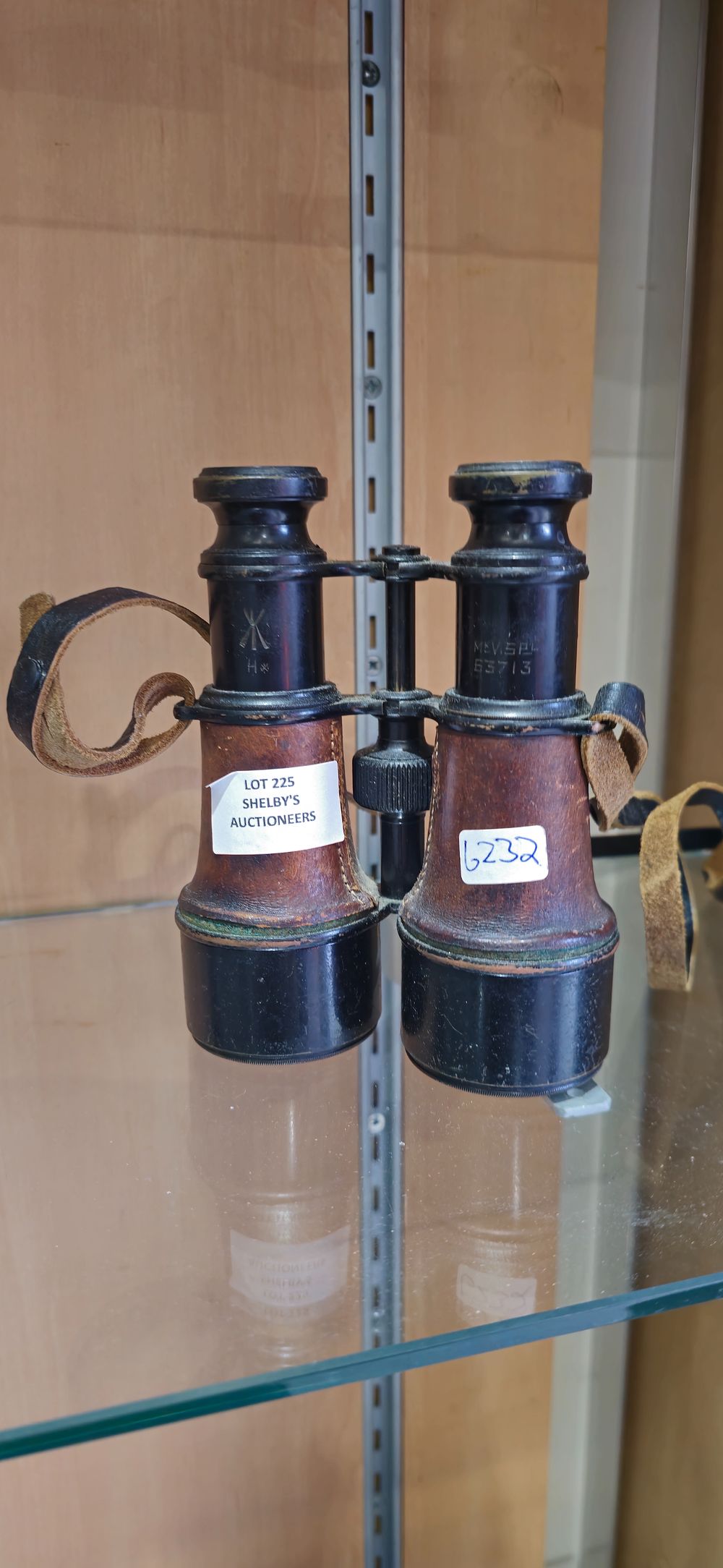 Lot 225: pair  of ww1 mk5 63713 binns