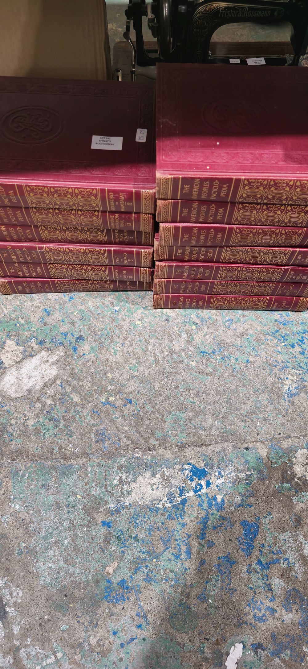 Lot 247: the american peoples enclopedia vol 3 to 17