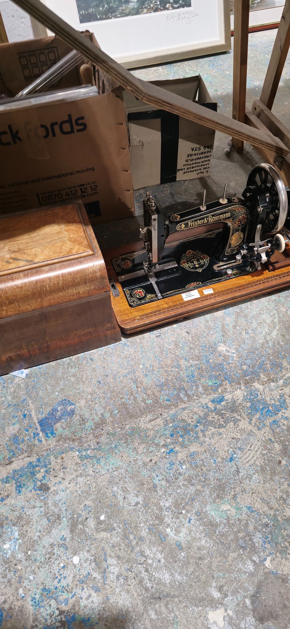 Lot 256: frister and rossman vintage sewing machine