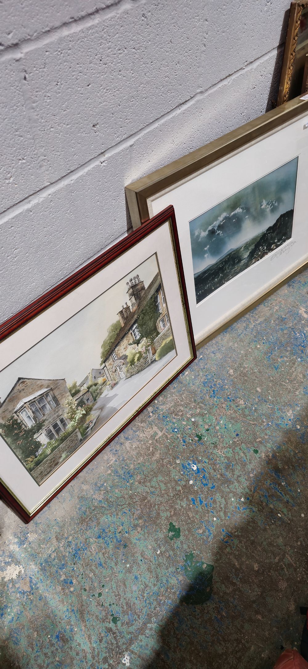 Lot 182: don pearson water colour with 1978 ashley anj water colour