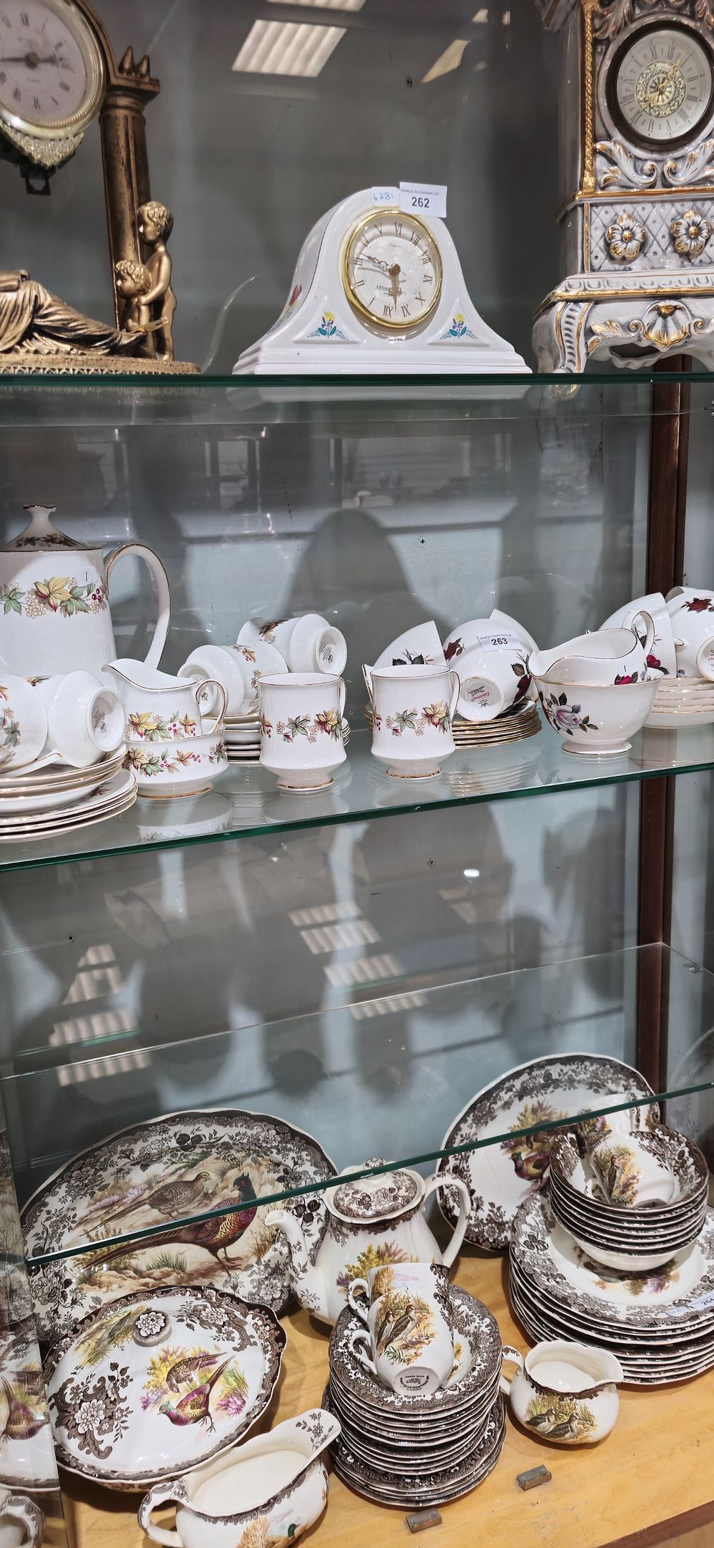 Lot 263: royal standard and colclough tea sets