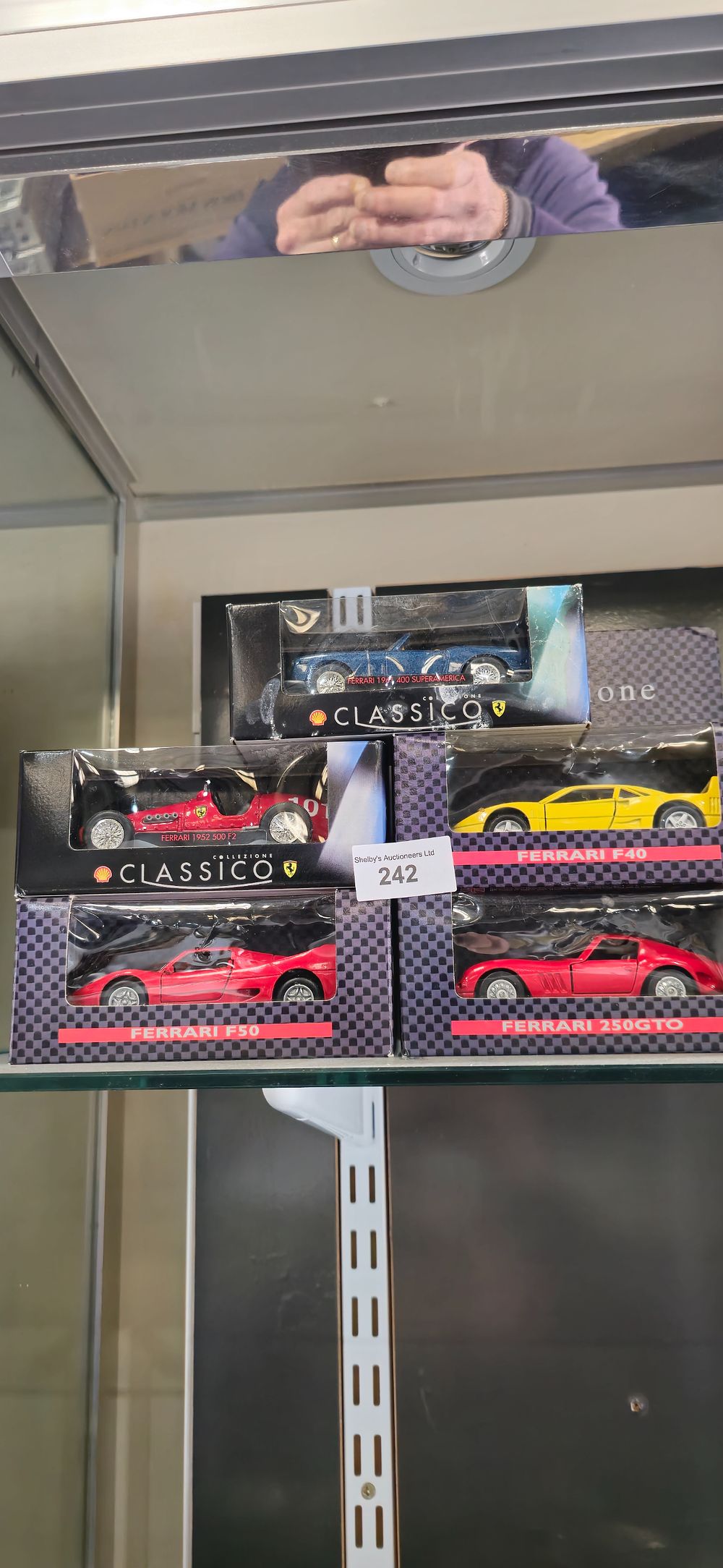 Lot 242: 5 x various small ferrari car models
