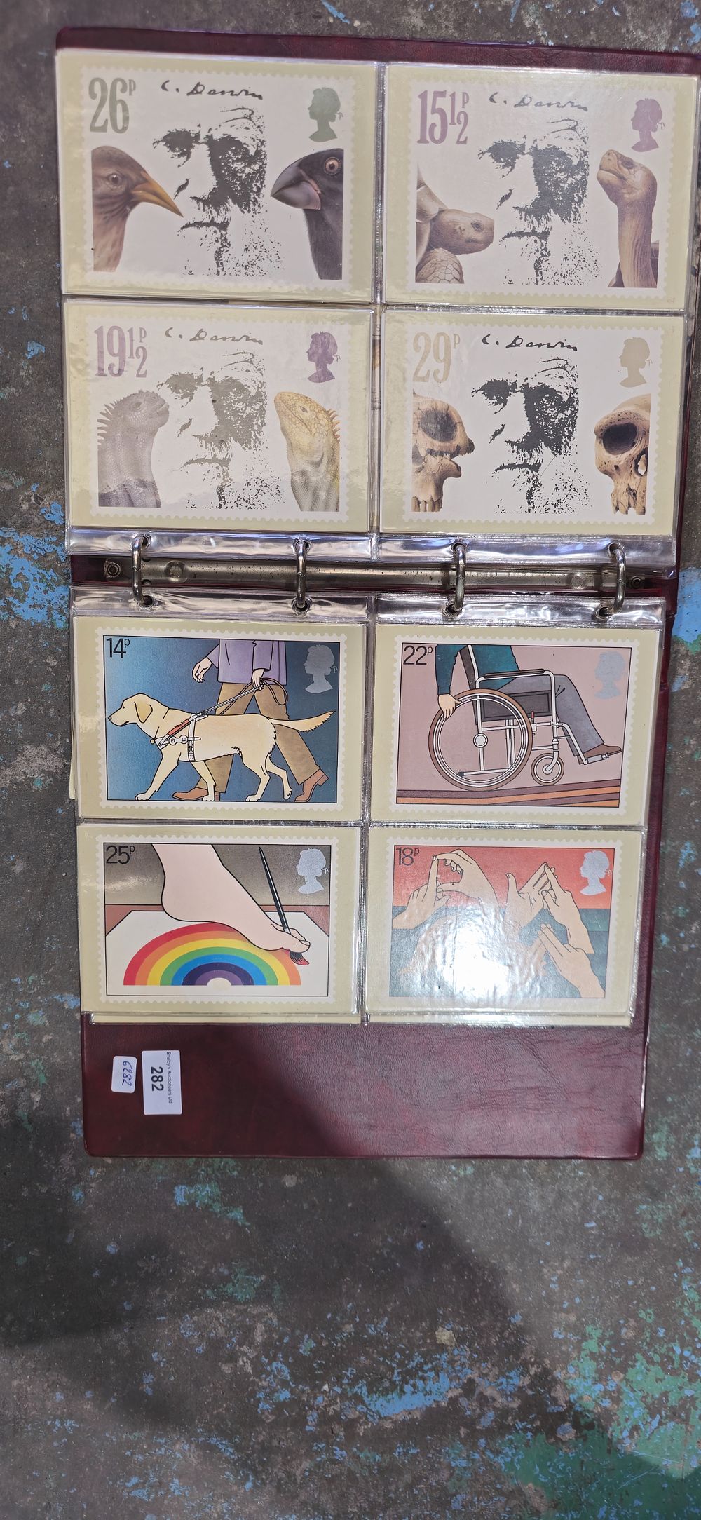 Lot 282: selection of various royal mail stamp cards