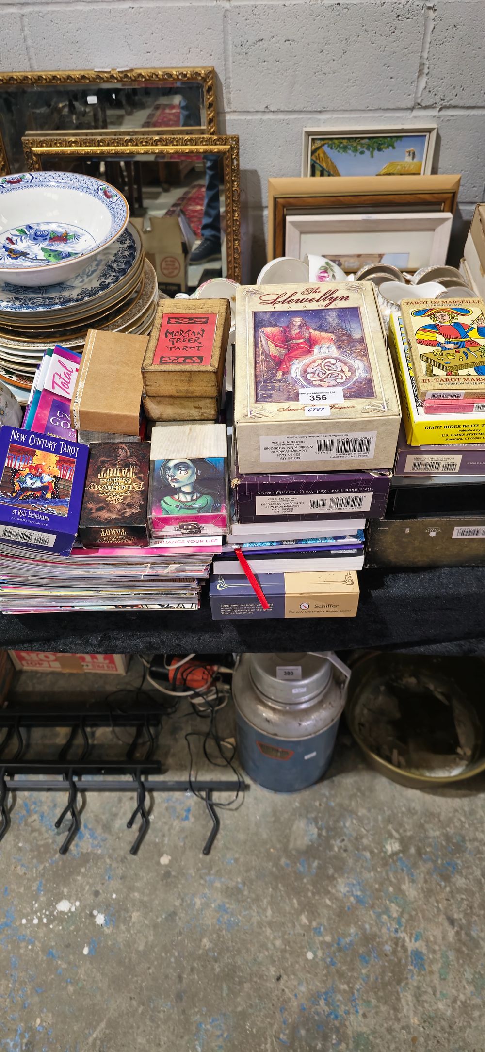Lot 356: selection of boxed tarot cards