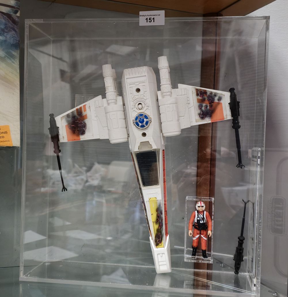 Lot 151: starwars x wing in sealed display