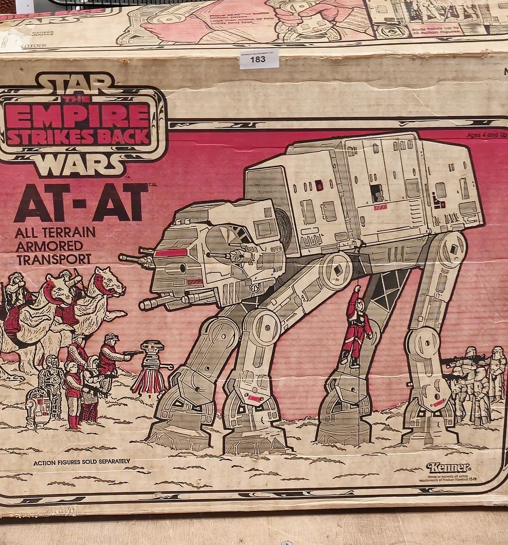 Lot 183: starwars boxed empire strikes back at-at by kenner