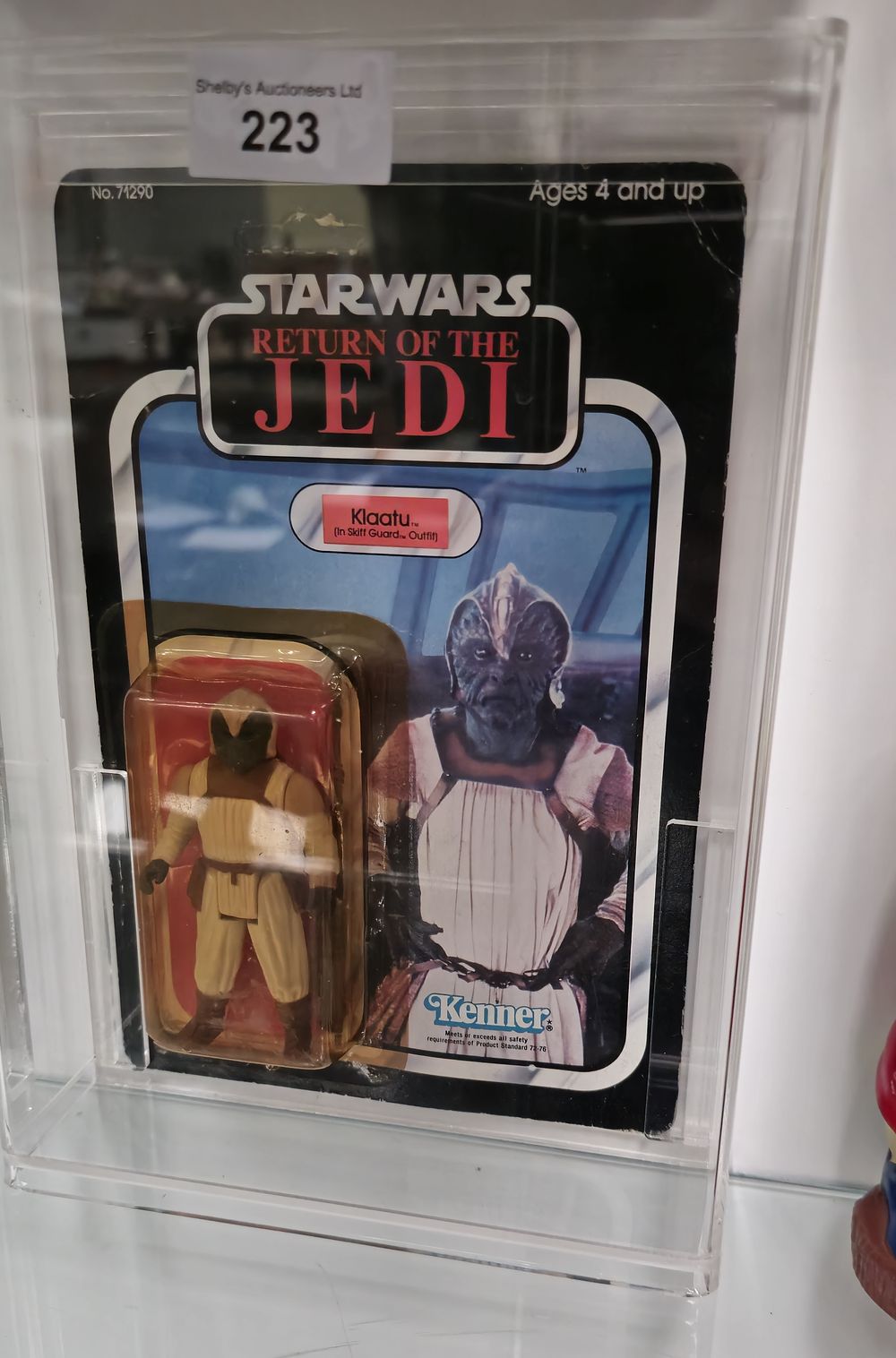 Lot 223: vintage carded starwars klaatu figure