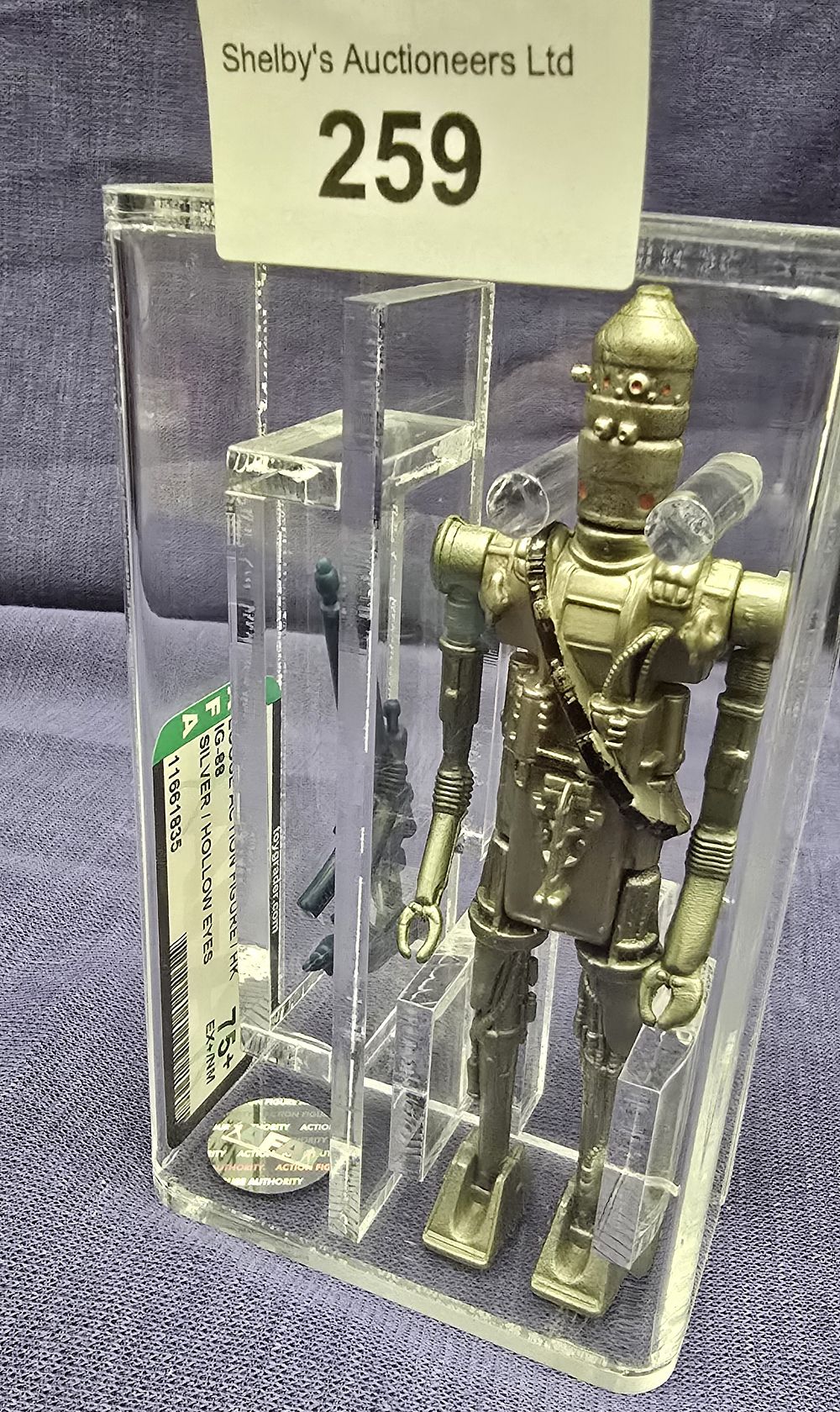 Lot 259: afa starwars graded figure 19-88  75
