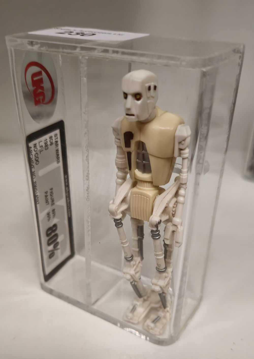 Lot 156: UKG Star Wars graded figure 8d8 80% 1983