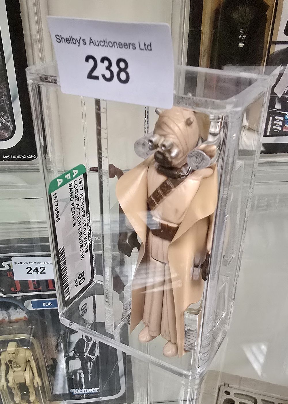 Lot 164: afa graded Star Wars figure  hk sand people...