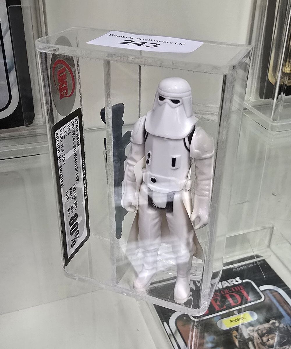 Lot 169: UKG Star Wars graded figure imperial storm trooper...