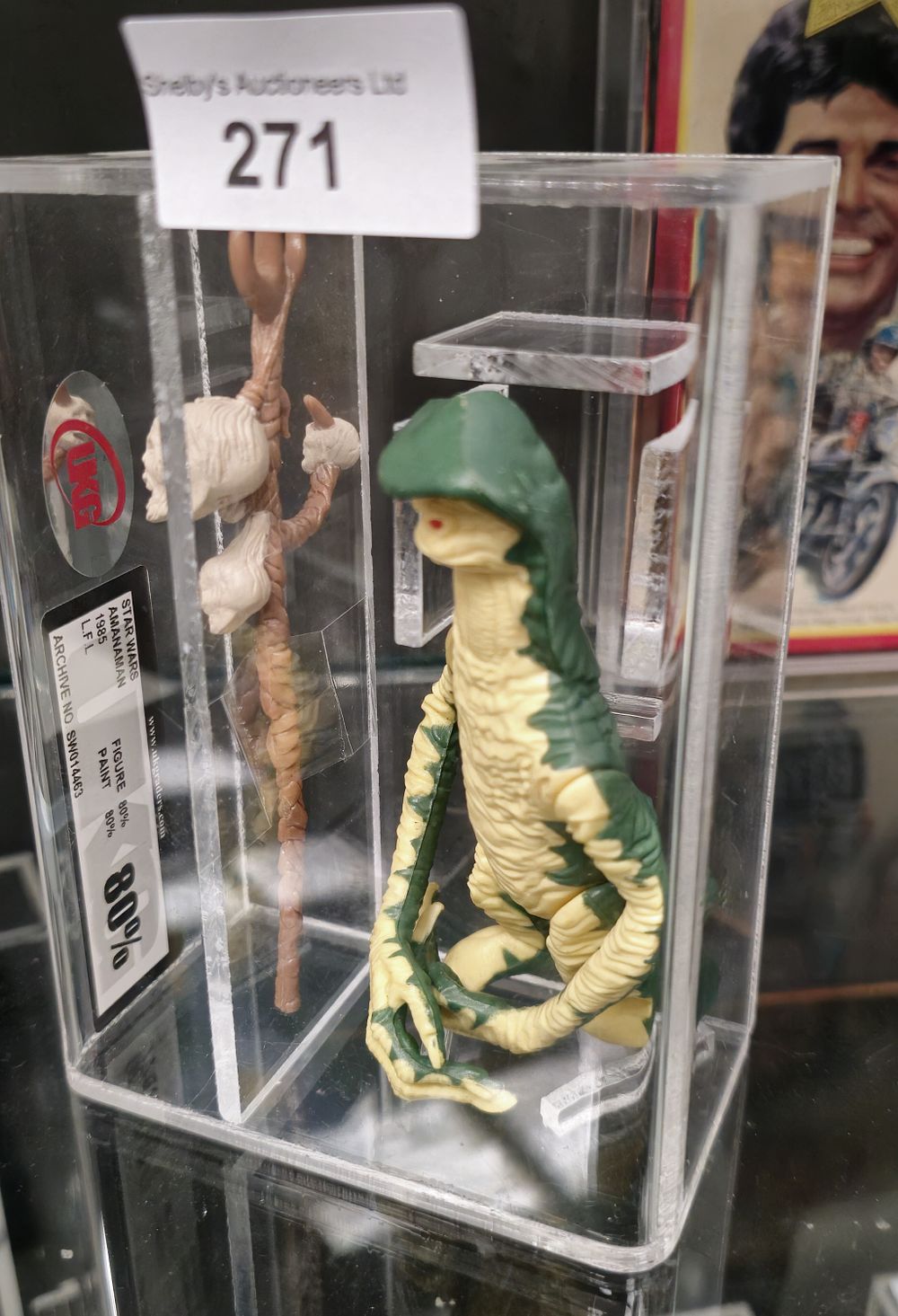 Lot 197: UKG Star Wars graded figure amamaman 80%