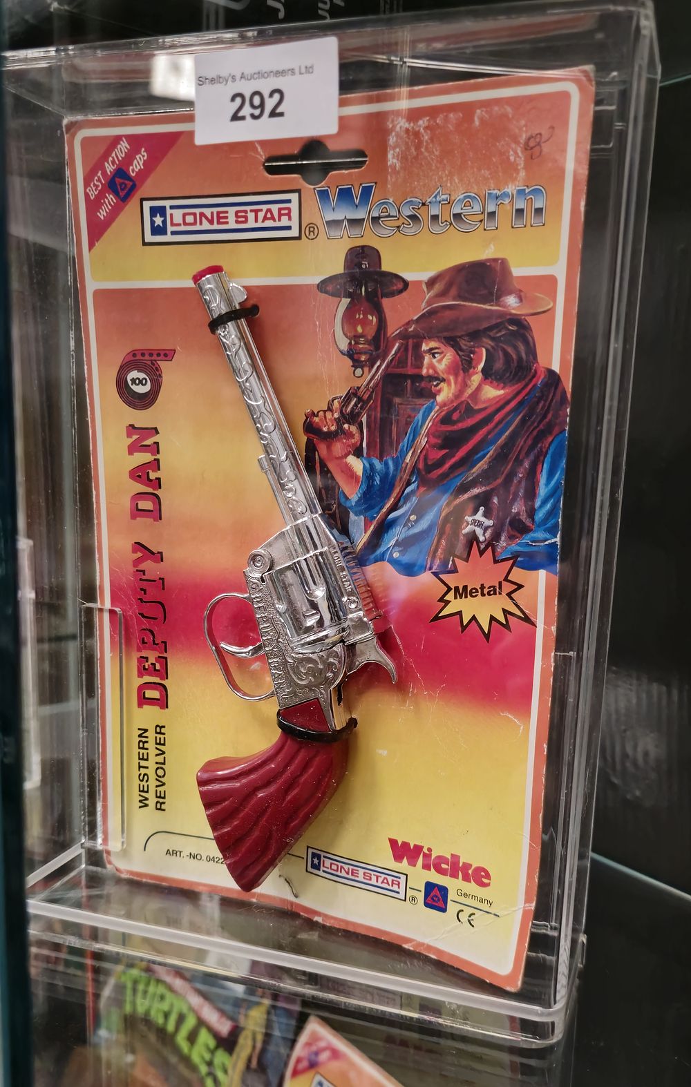 Lot 218: lone star carded western deputy dan revolver by...