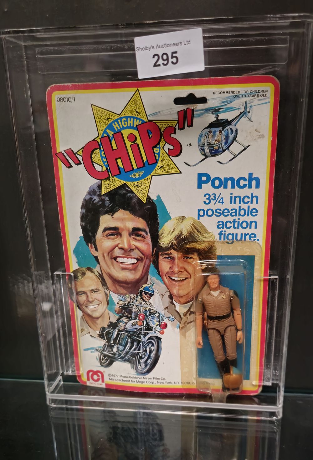 Lot 222: chips carded figure corp ponch by mego corp