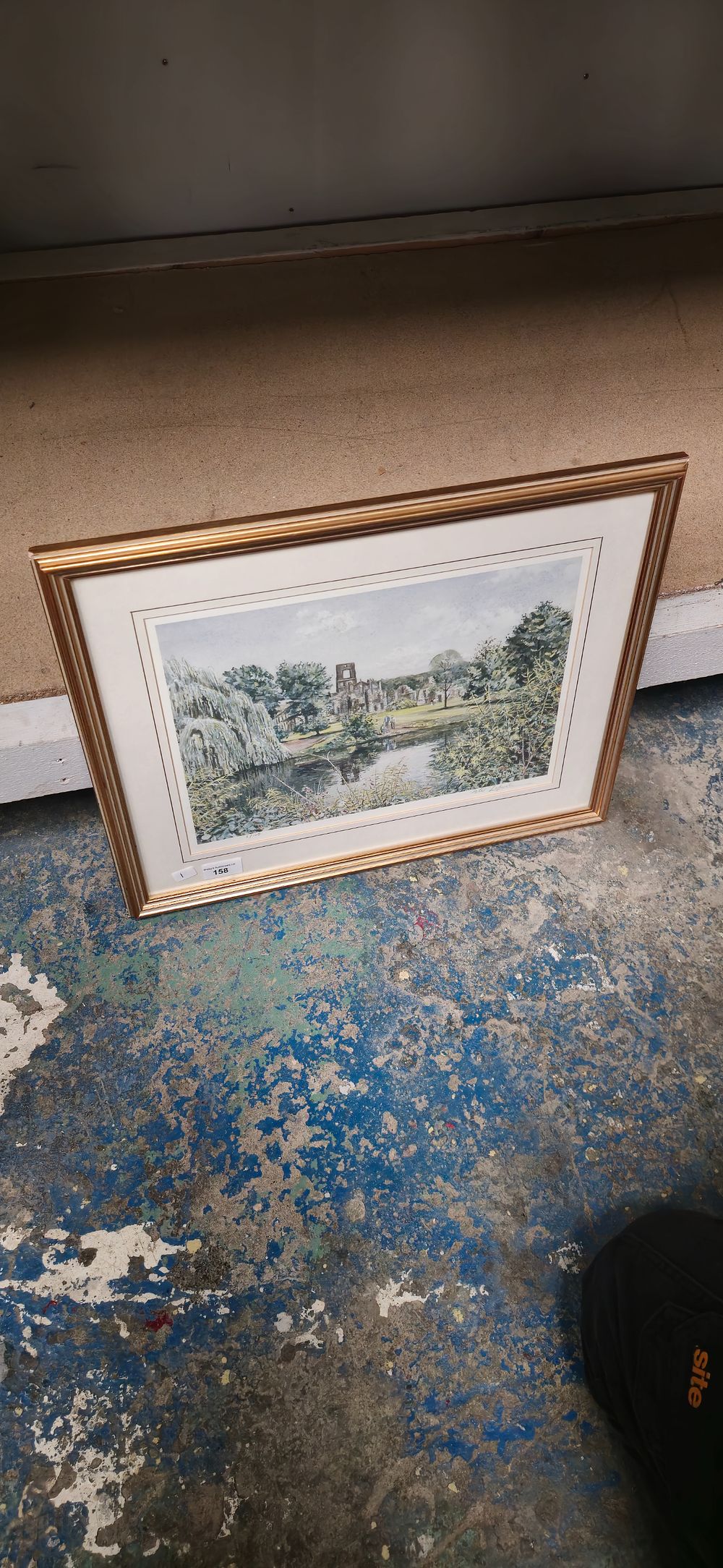 Lot 158: ltd ed print peter lappish abbey scene