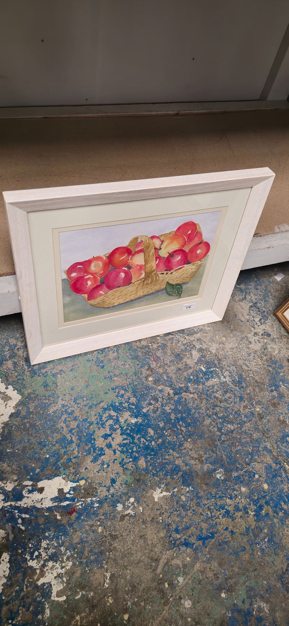Lot 170: framed still life water colour unknown artist