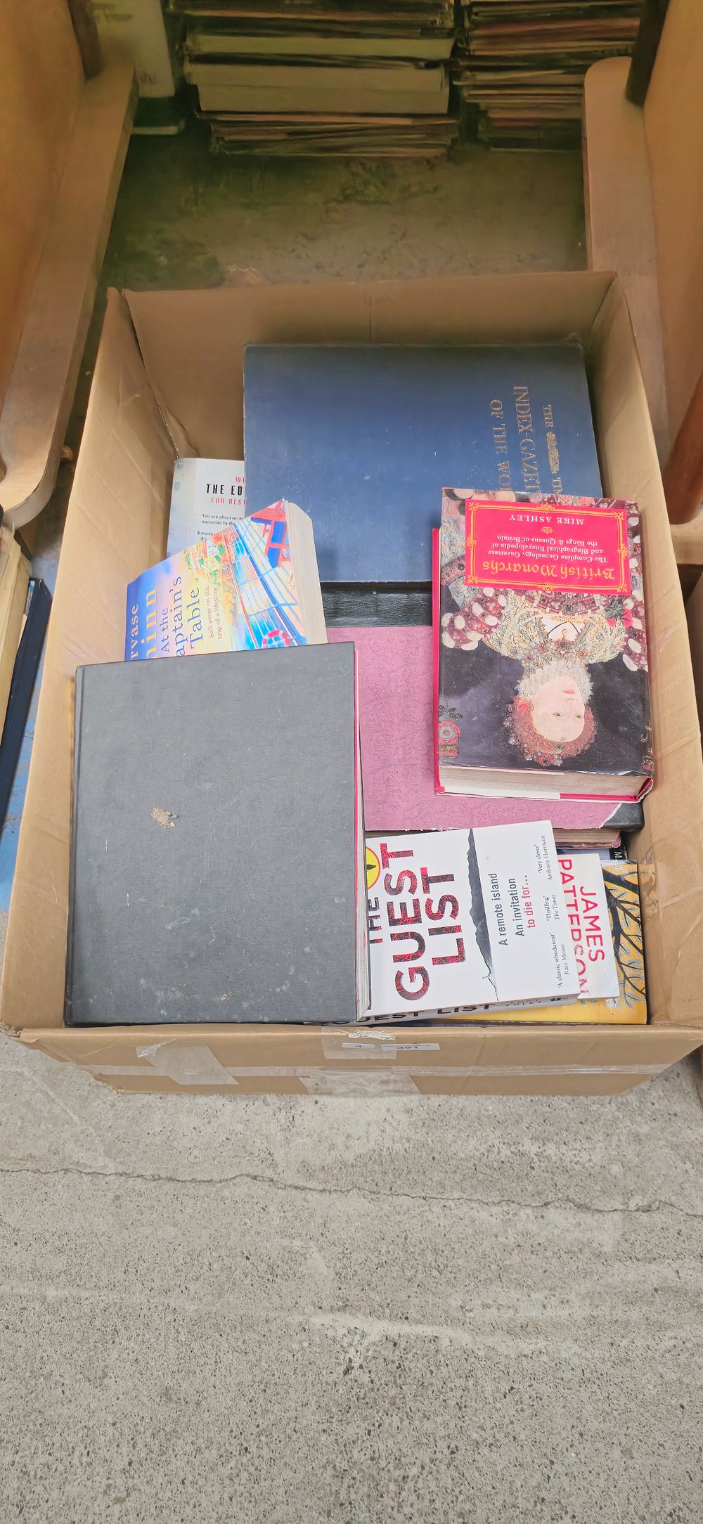 Lot 391: box containing various books