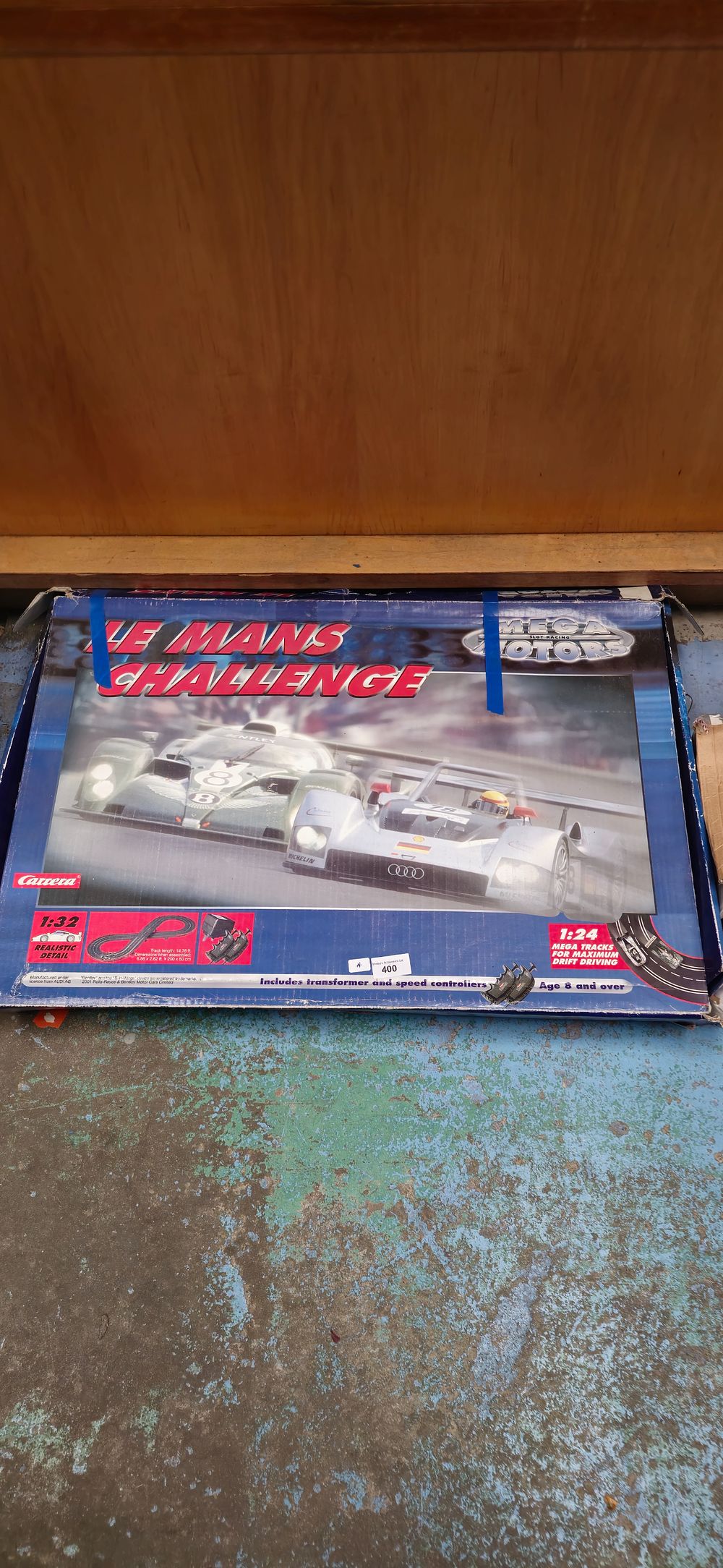 Lot 400: le-mans mega motors childs race track set
