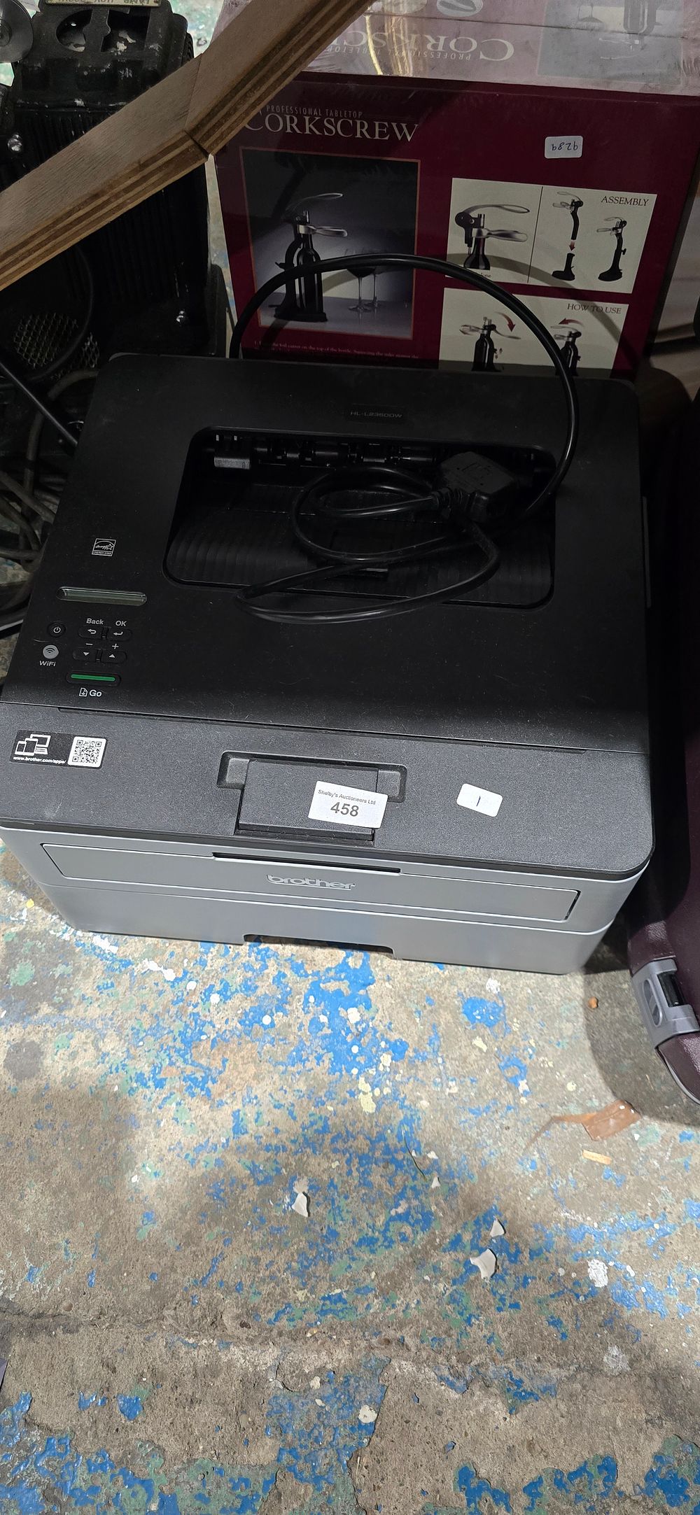 Lot 458: 1 brother printer model hl23