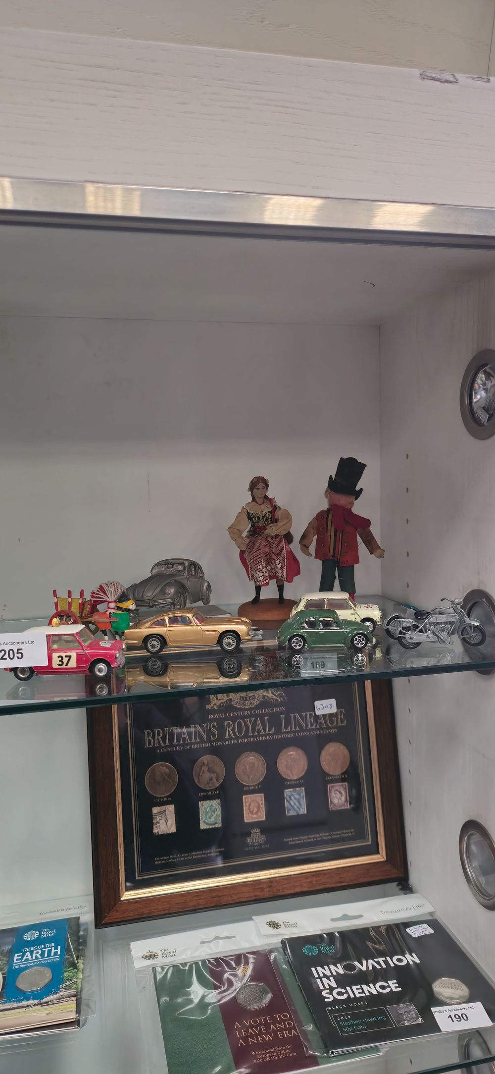 Lot 205: selection of various car models with doll