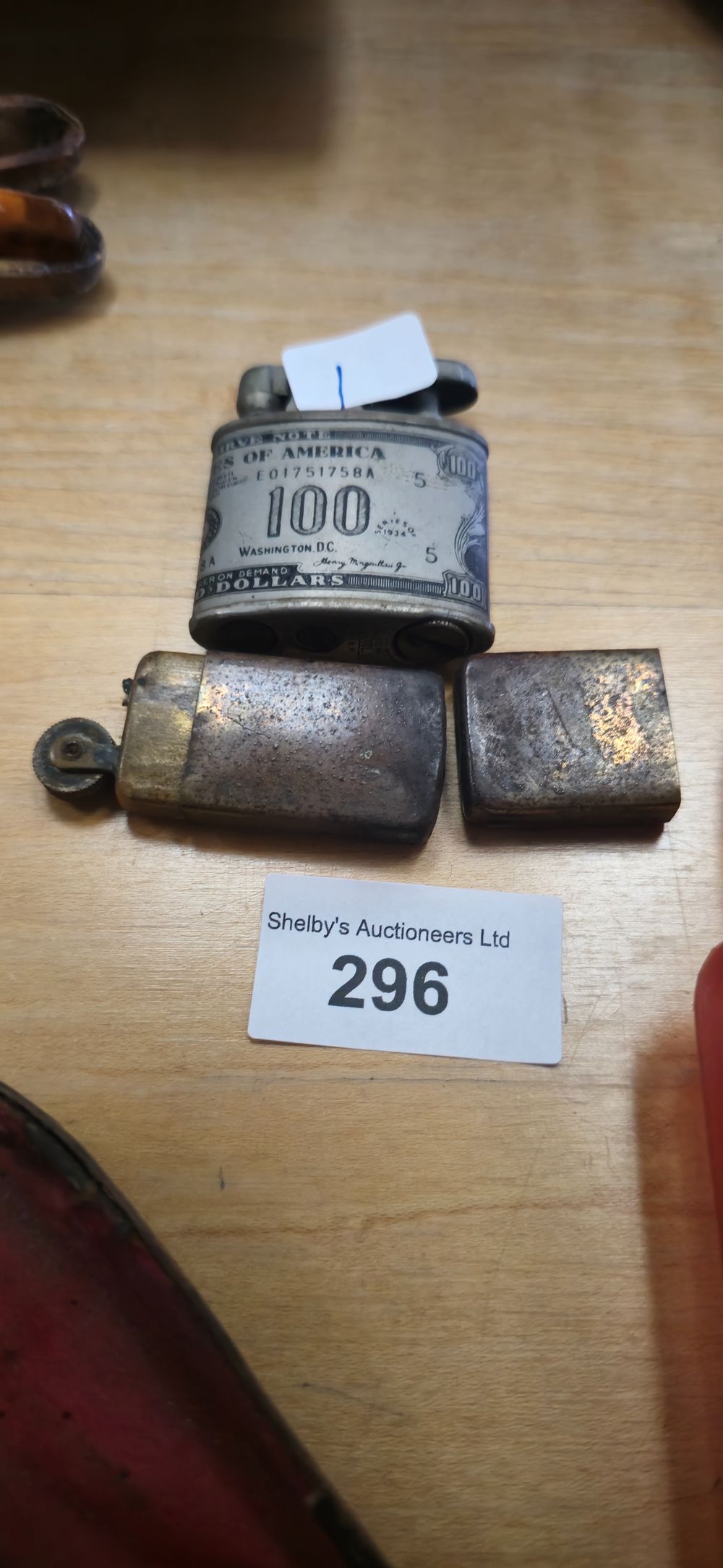 Lot 296: 2 x vintage cigarette lighters