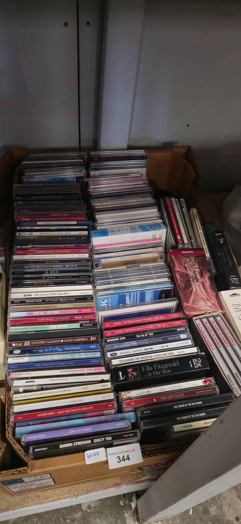 Lot 236: box containing various genre music cds