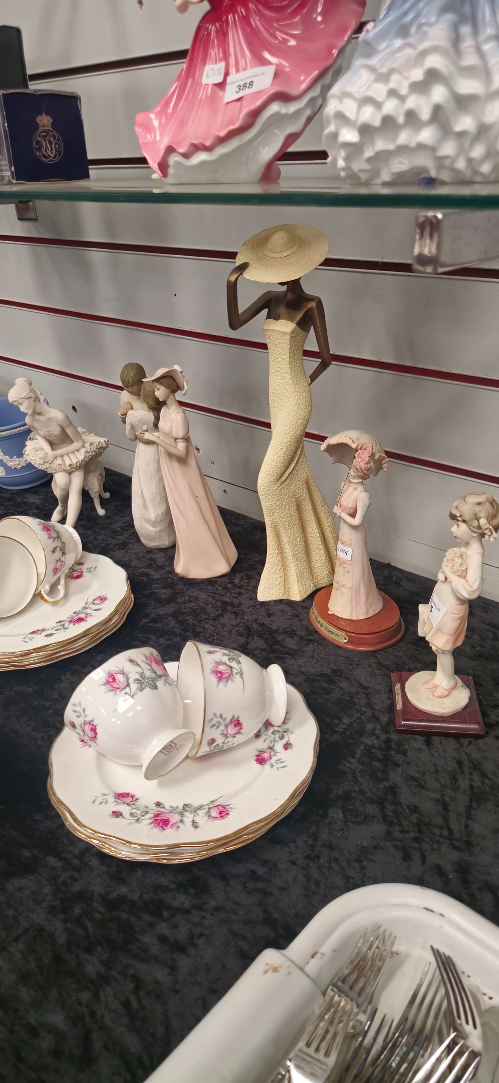 Lot 296: selection of various figures willow tree nadel etc