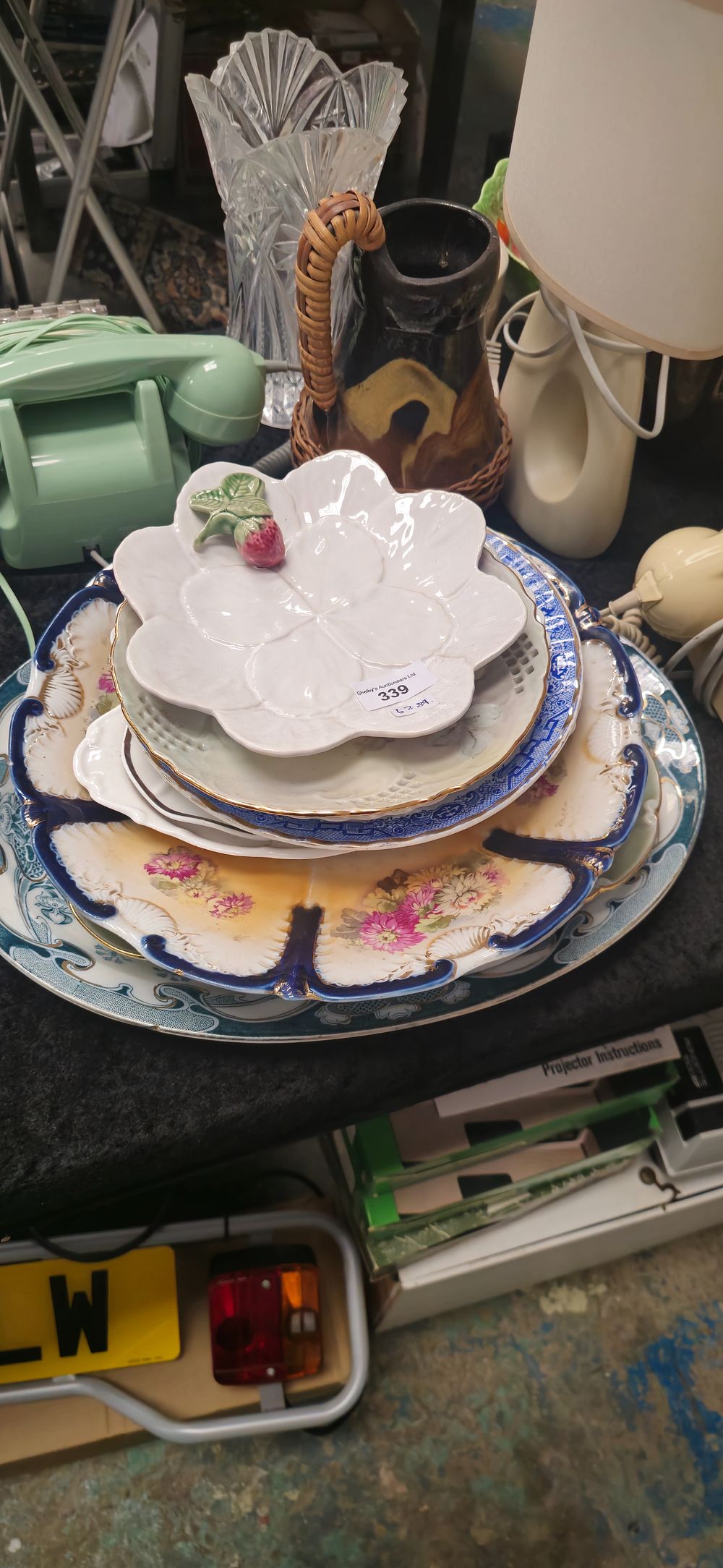 Lot 322: selection of various pottery collectors plates