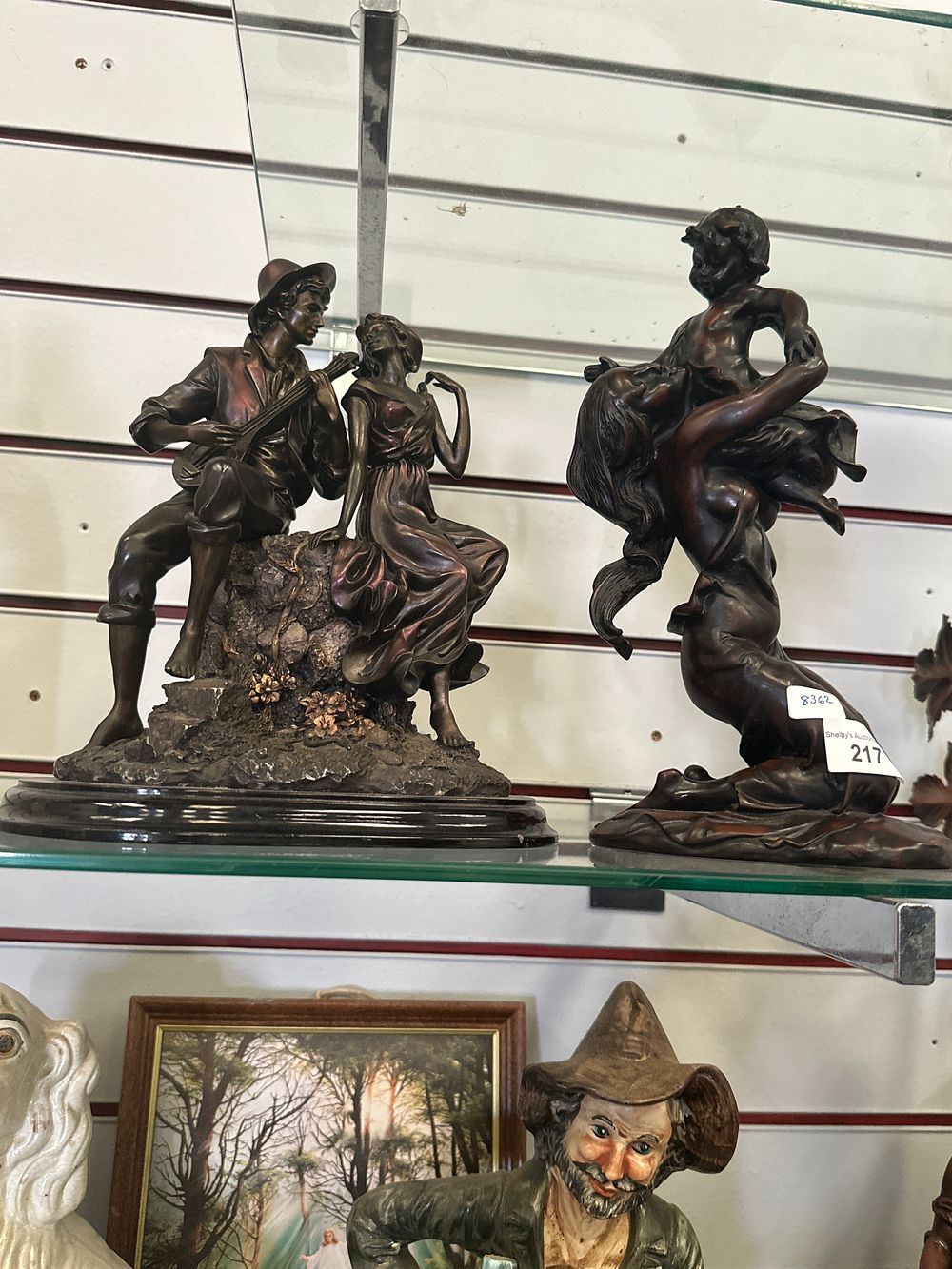 Lot 217: The leonardo collection lovers figure with mother and child figure