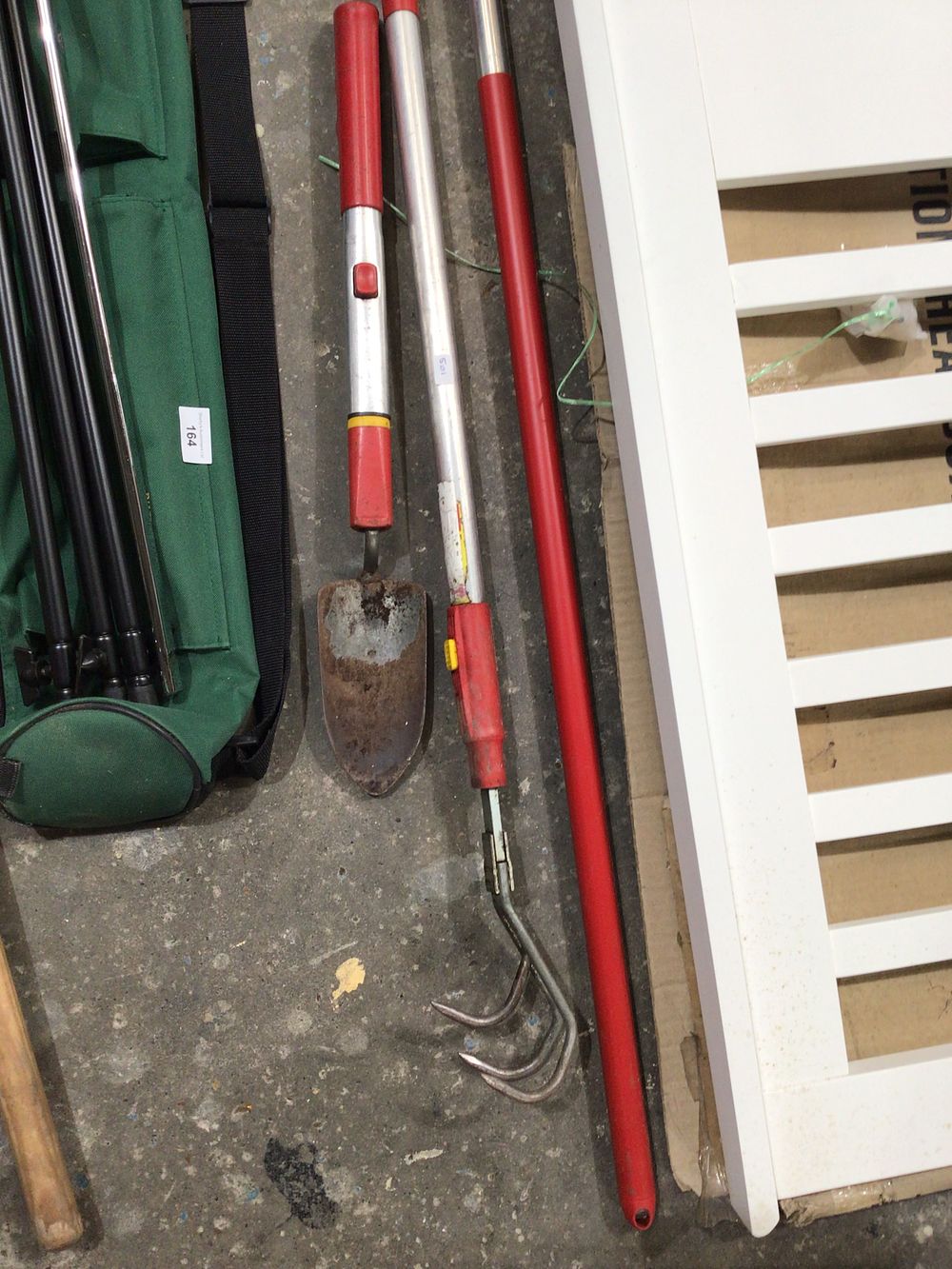 Lot 163: Selection of various used garden tools