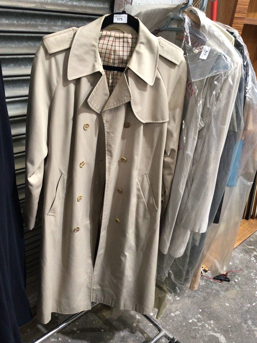 Lot 175: Ladies dannimac trench coat size 10/12