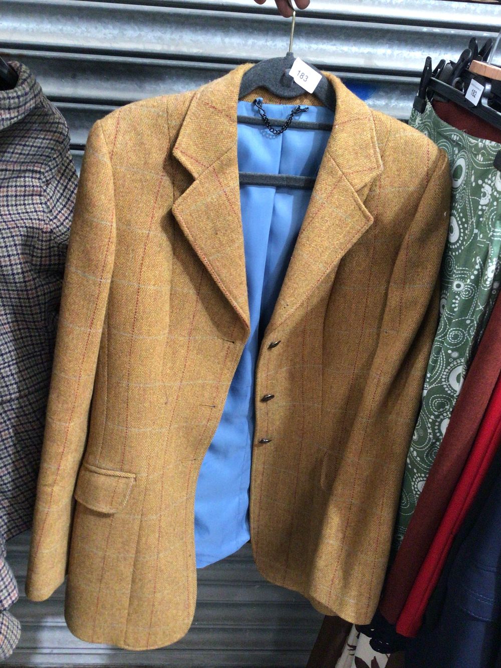 Lot 183: Ladies size 10 j.o tweed jacket