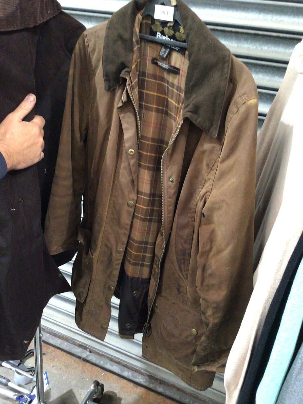 Lot 193: Ladies Barbour jacket size 10 used