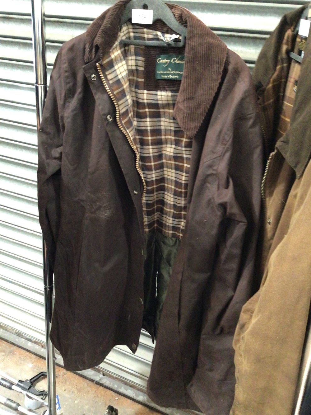 Lot 194: Country classic ladies wax coat size 12