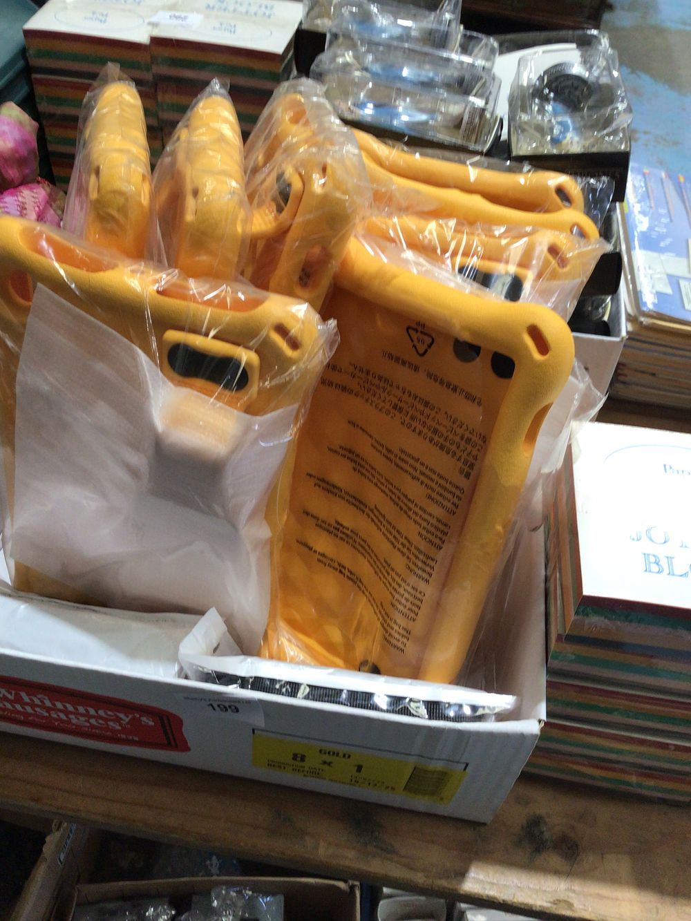Lot 199: Box containing 8 new bumper guard tablet covers