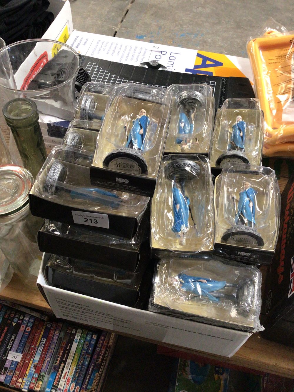 Lot 213: Box containing hbo game of thrones Daenerys Targaryen...