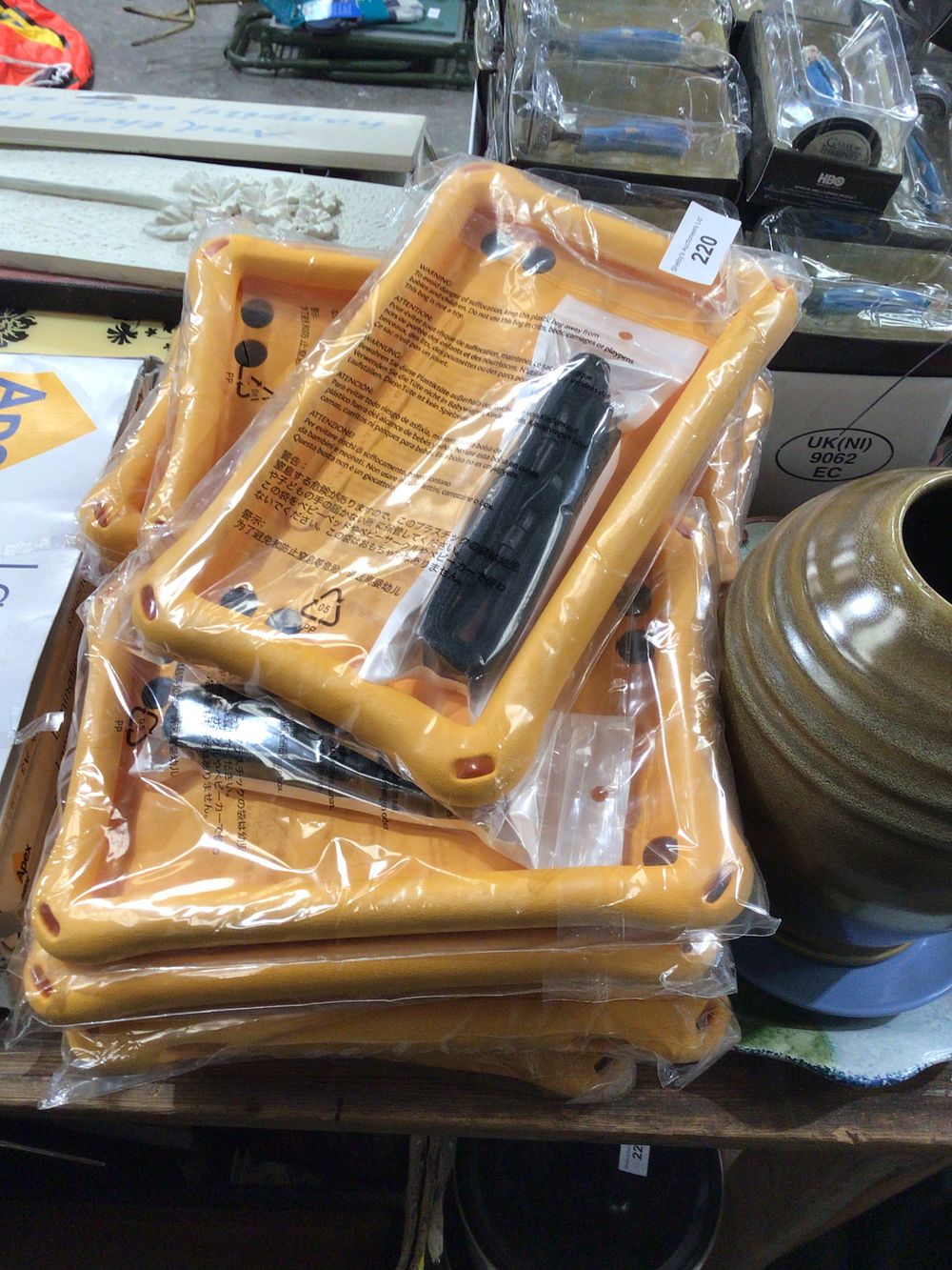 Lot 220: Box containing 10 new bumper guard tablet covers