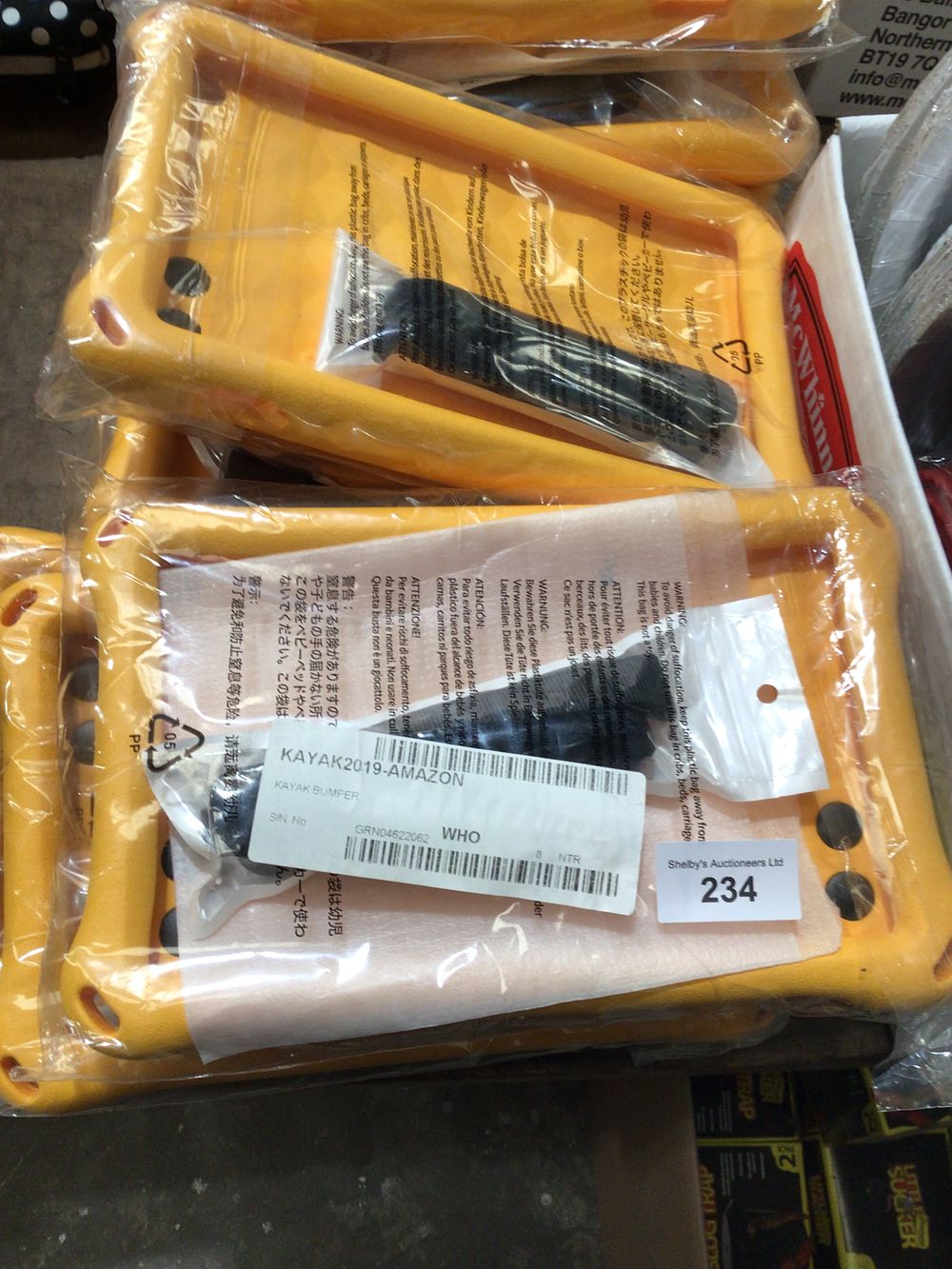Lot 234: Box containing 10 new bumper guard tablet covers