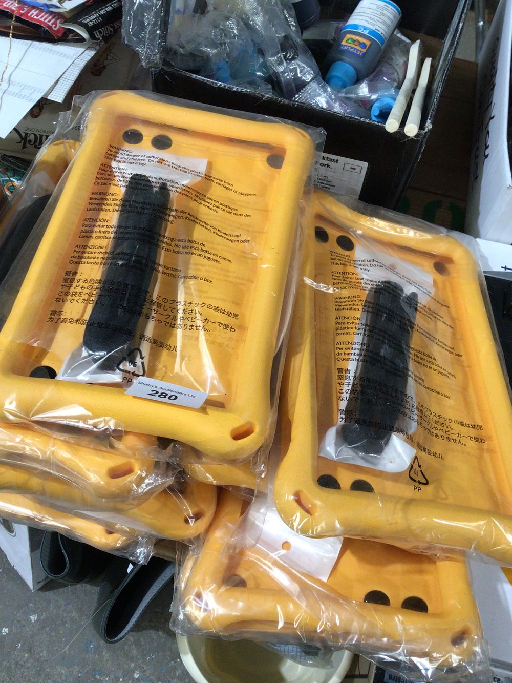 Lot 280: Box containing 10 new bumper guard tablet covers