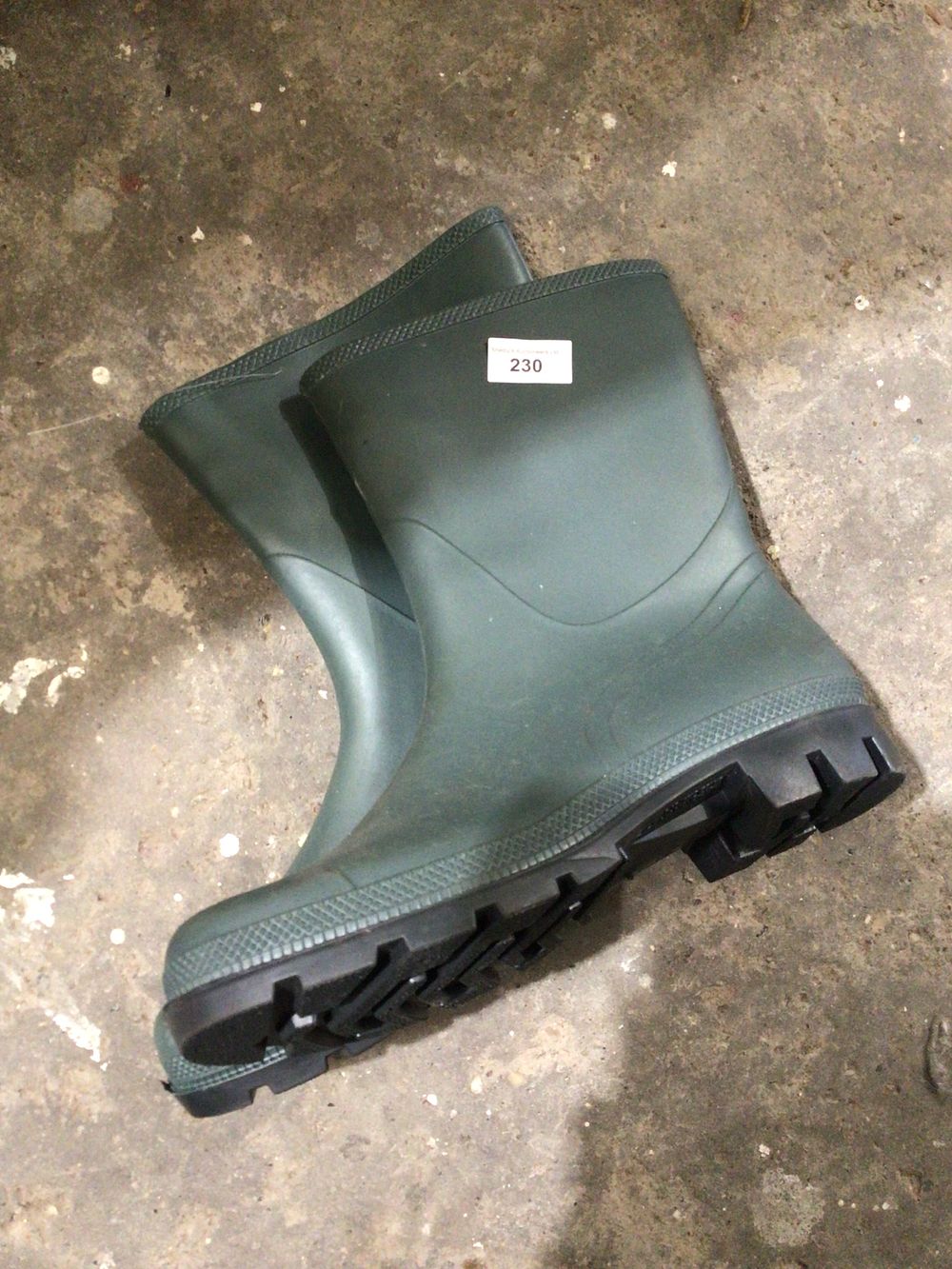 Lot 230: Pair of boots company new wellington boots size...