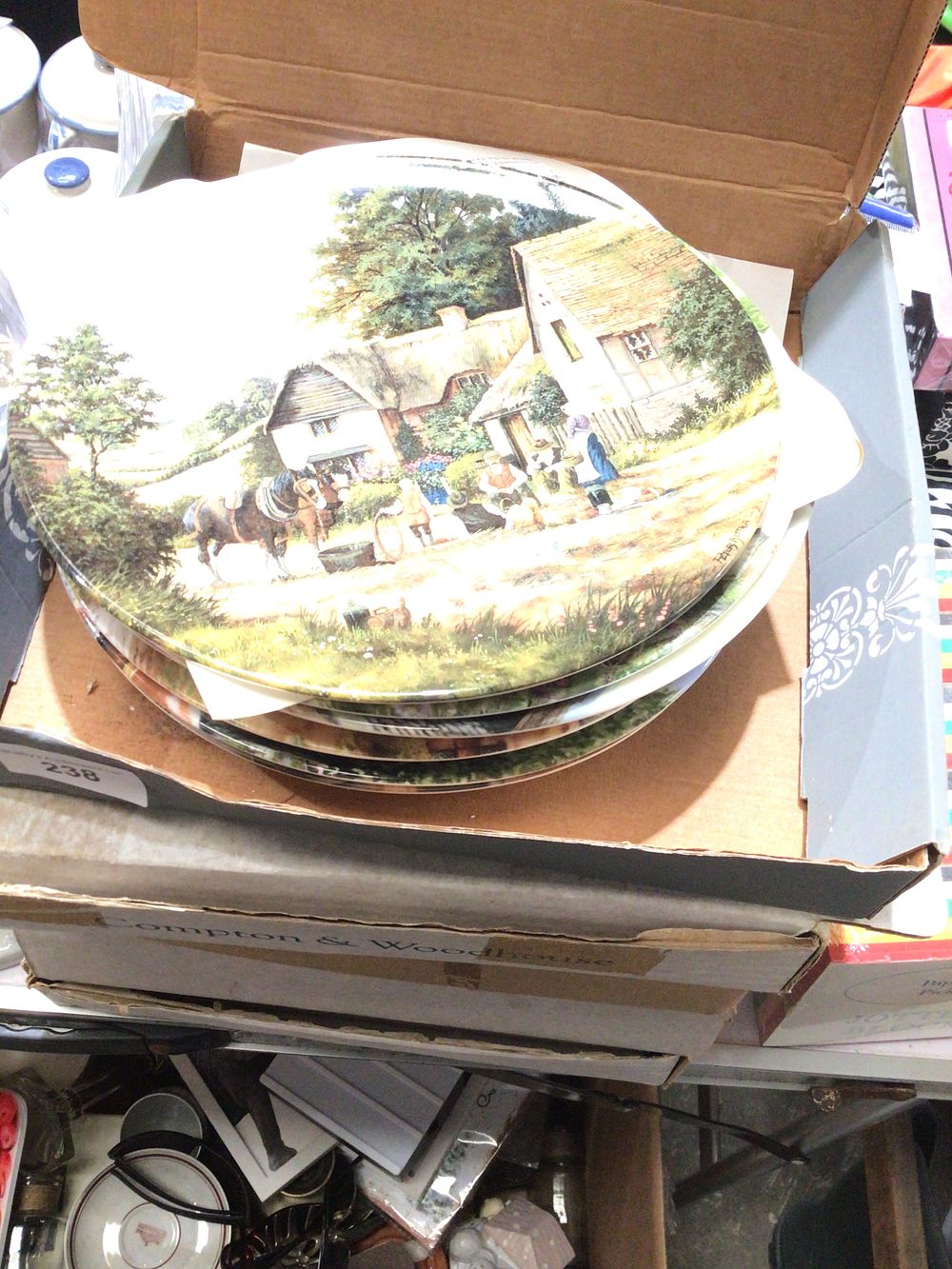 Lot 238: Selection of various collectors plates