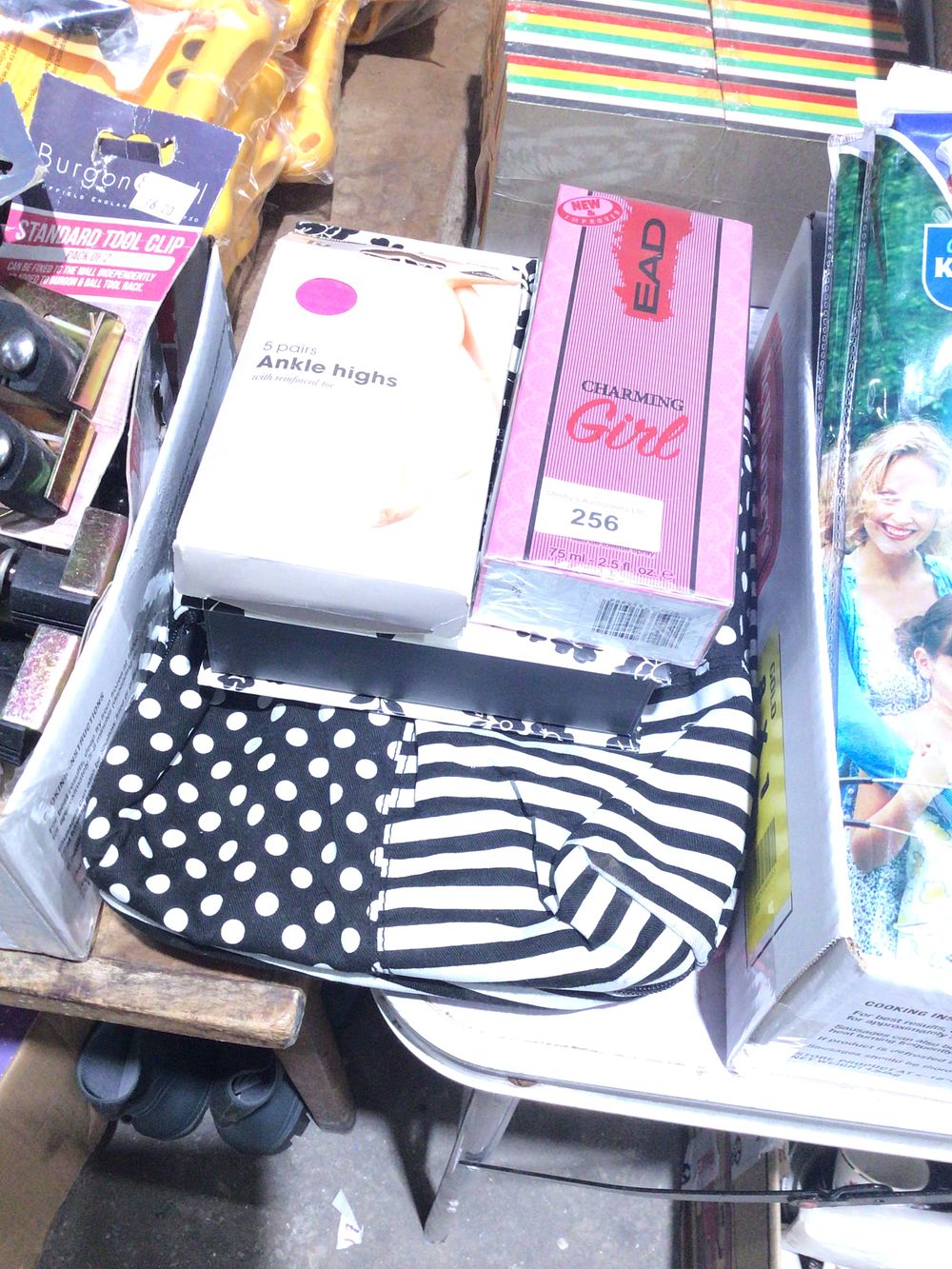 Lot 256: Charming girl perfume with toiletries bags etc