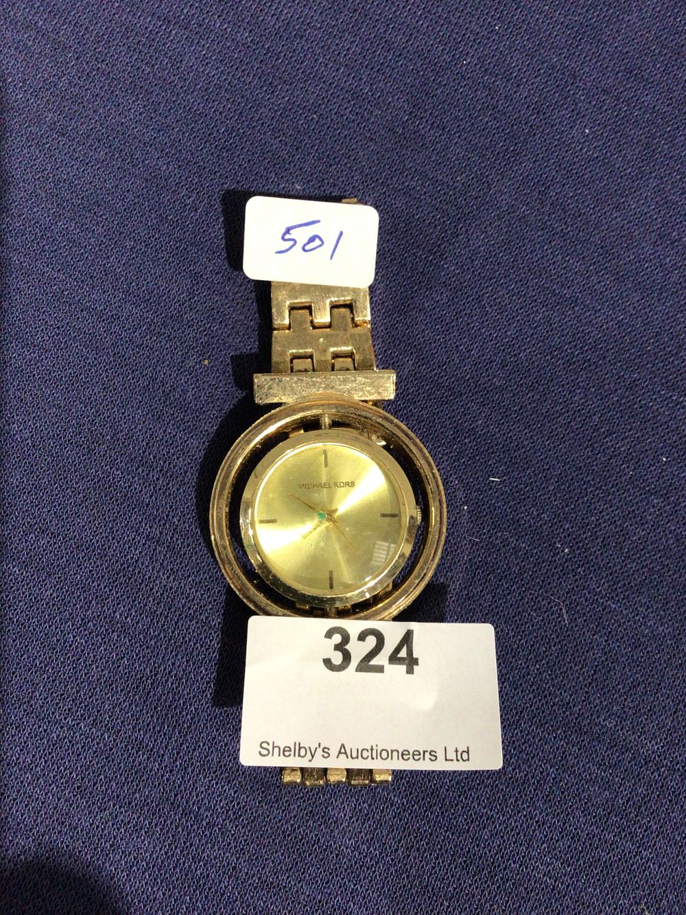 Lot 324: Michael korg ladies wrist watch