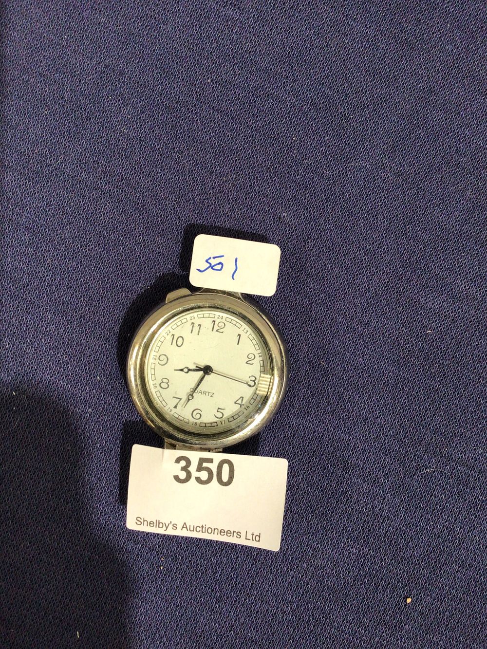 Lot 350: Quartz pocket watch