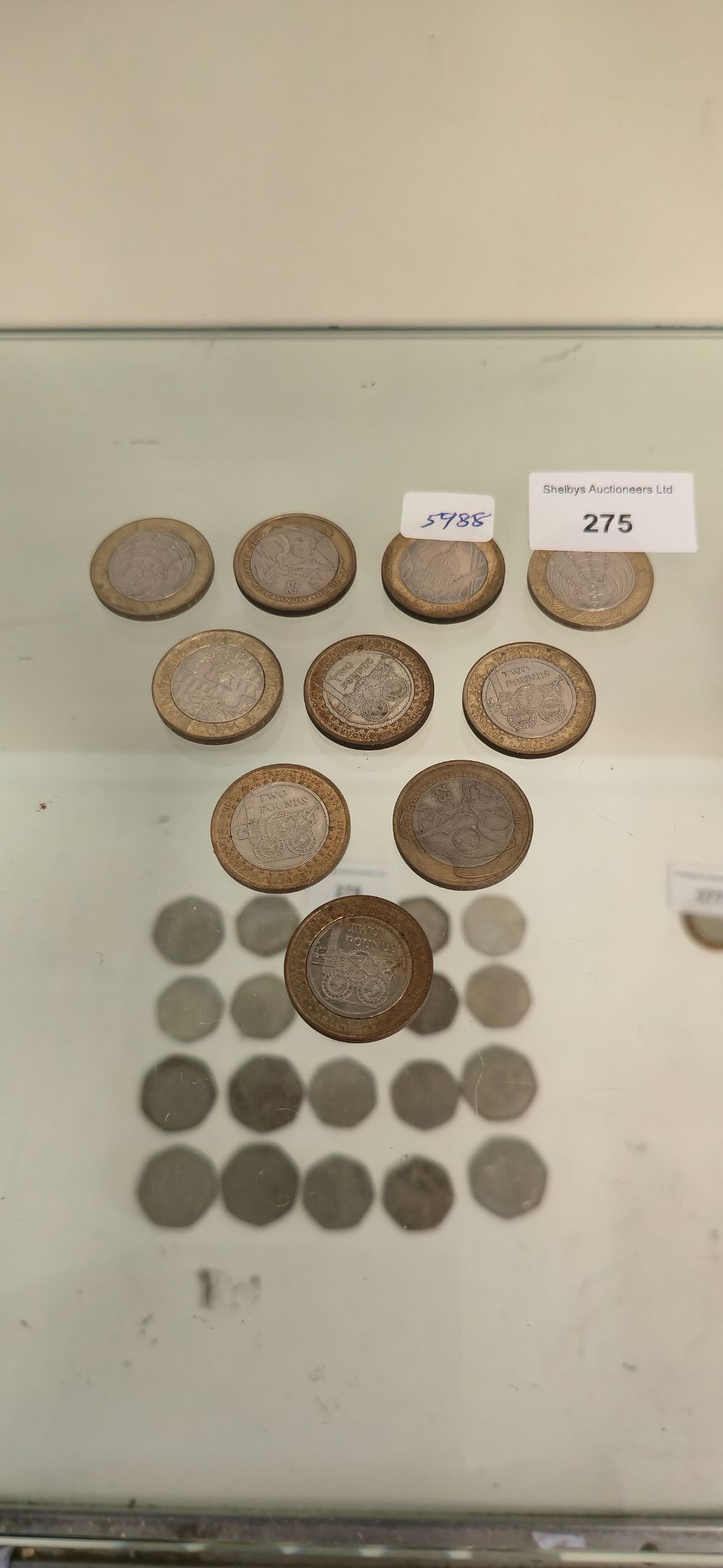 Lot 275: 10. Various collectors £2 coins.