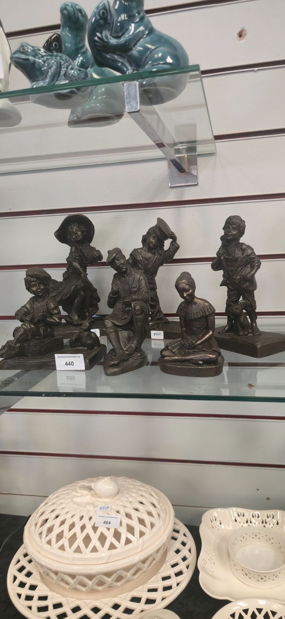 Lot 440: Selection of various resin children figurines
