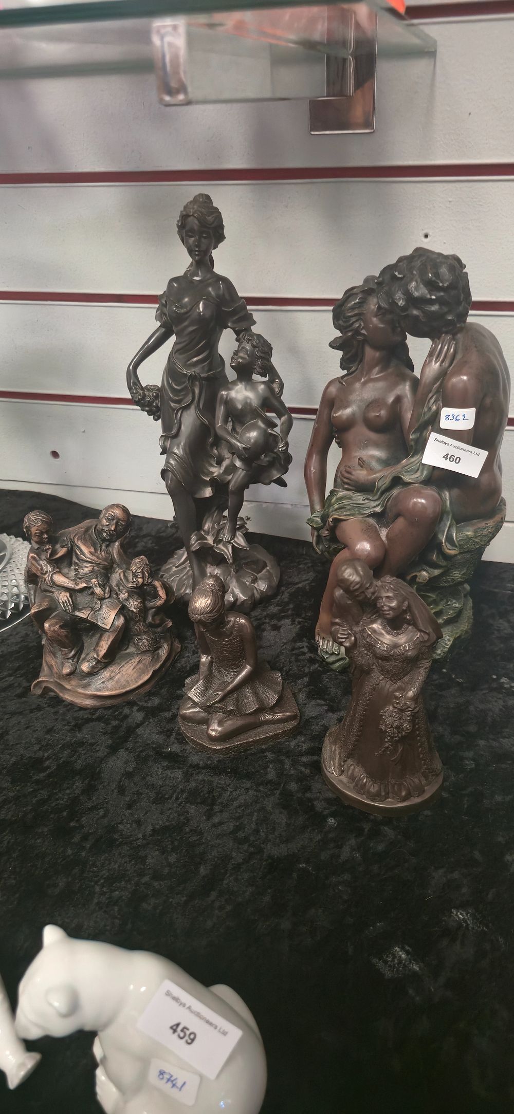 Lot 460: Selection of various resin figurines