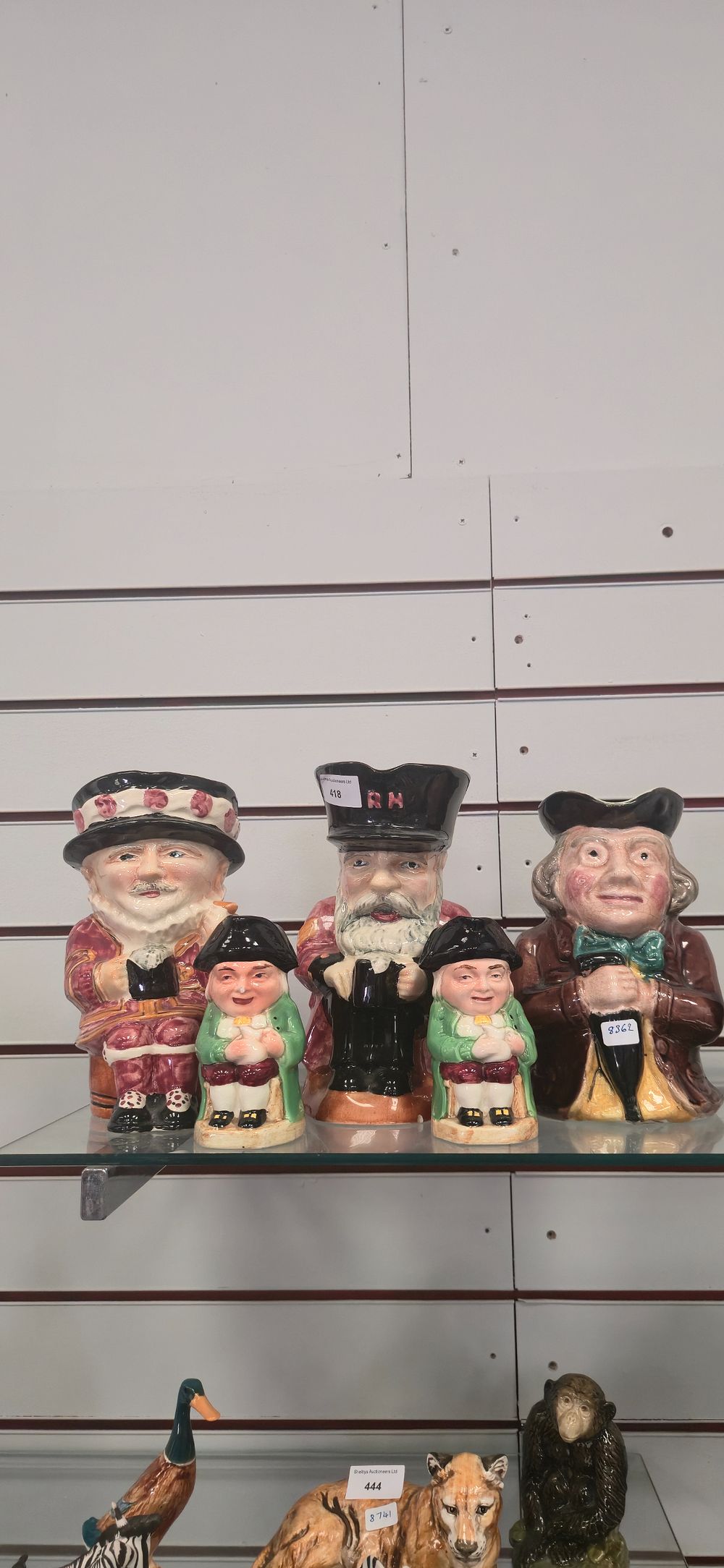 Lot 418: Selection of various maker, Toby jugs